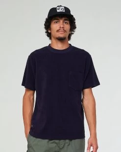Pocket T-Shirt Peluche Jersey Dark Navy