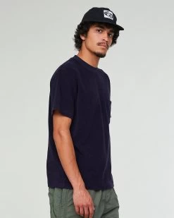 Pocket T-Shirt Peluche Jersey Dark Navy 9 Pocket T-Shirt Peluche Jersey Dark Navy -Eat Dust m j ss23 012 plj 523 0004 5