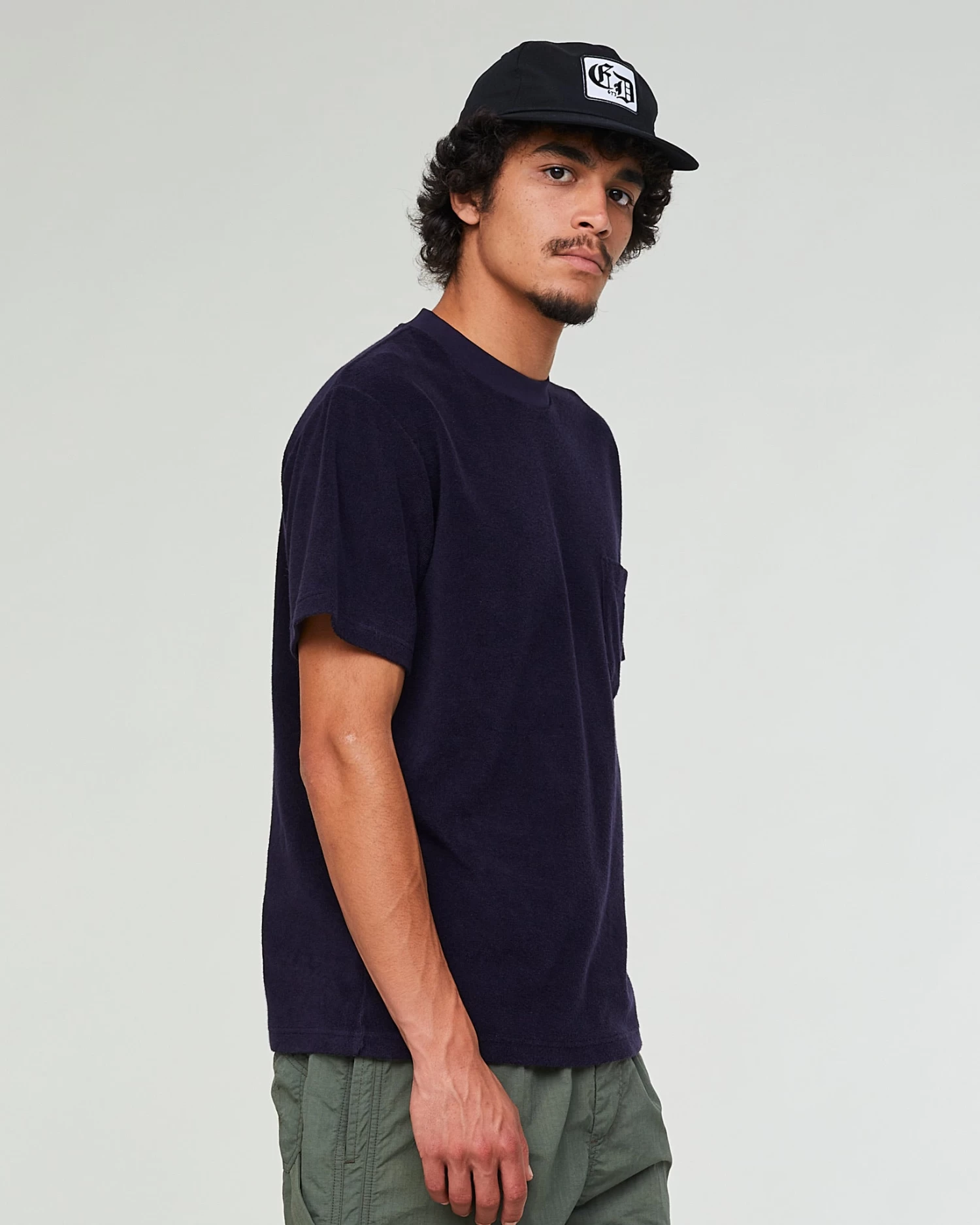 Pocket T-Shirt Peluche Jersey Dark Navy 5 Pocket T-Shirt Peluche Jersey Dark Navy - Image 5