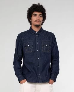 Western Shirt Texas Indigo Denim
