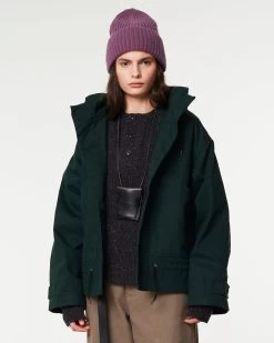 G.o.D Nuclear Rain Waxed Cotton Forest Green