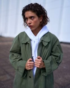 G.o.D Army Trench Pioneer Wax Cotton Marshal Green 12 G.o.D Army Trench Pioneer Wax Cotton Marshal Green -Eat Dust w a ss23 001 pc 624 0005 6