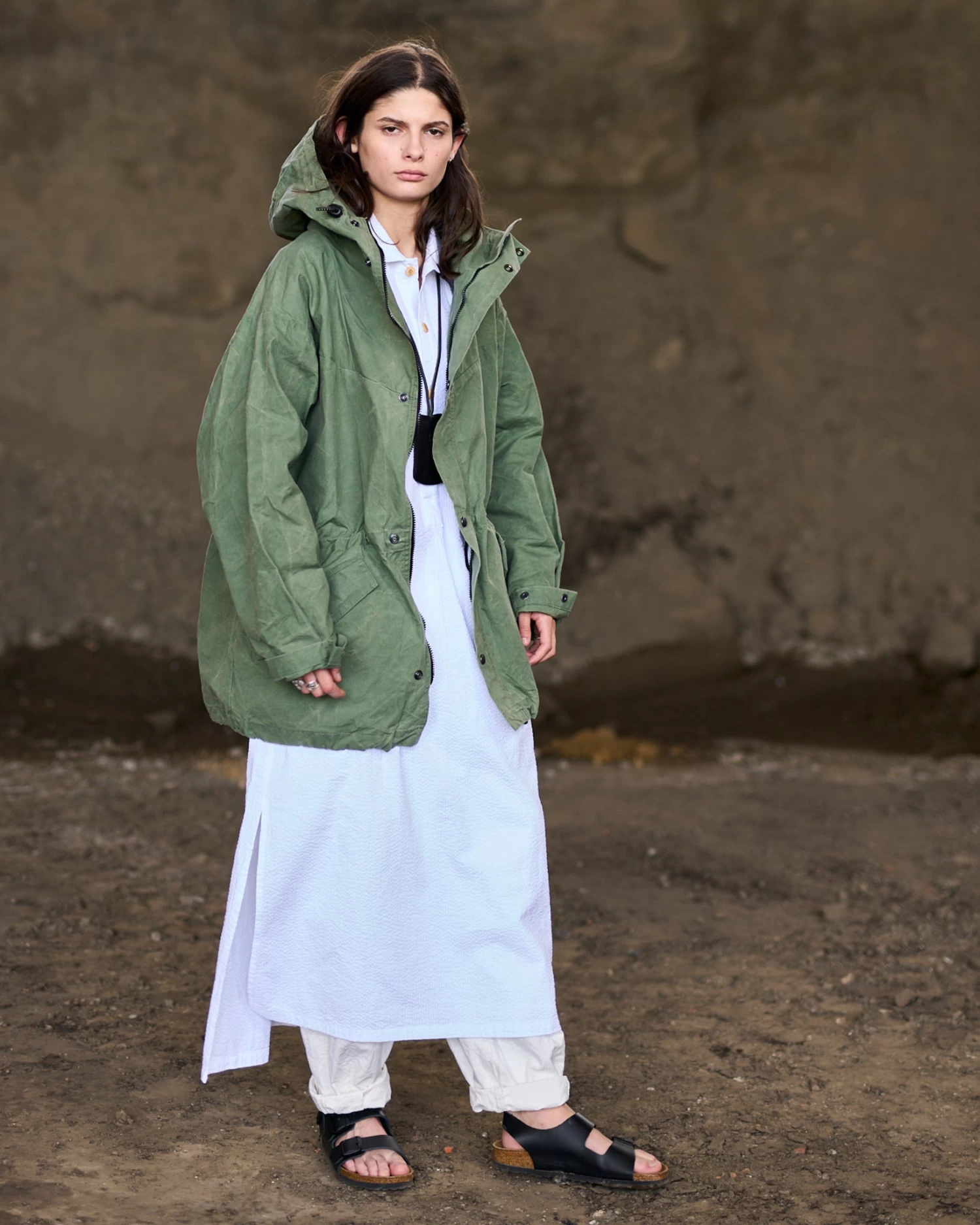 G.o.D Thunder Jacket Pioneer Wax Cotton Marshall Green 2 G.o.D Thunder Jacket Pioneer Wax Cotton Marshall Green - Image 2