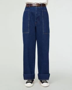 G.o.D Sailor Fatigue Nikko Denim Blue