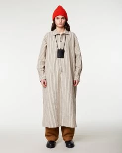 G.o.D Chemise Dust Bowl Stripe Off White