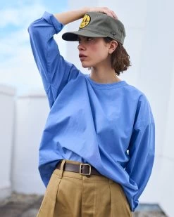 G.o.D Gardener Smock Blue Sea Cotton Blue