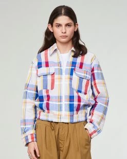 G.o.D Bomber Shirt Miami Check Multicolor