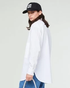 G.o.D Maxi Shirt Seersucker White 13 G.o.D Maxi Shirt Seersucker White -Eat Dust w i ss23 003 ssk 001 0006 7